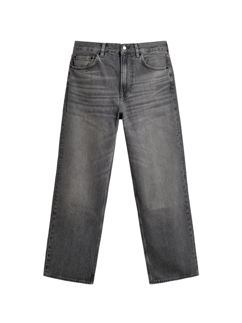Zara Straight Leg Tapered Jeans 6